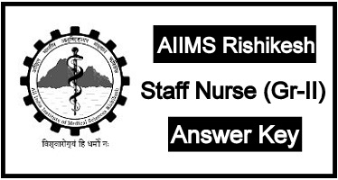 AIIMS Staff Nurse Gr 2 Answer Key