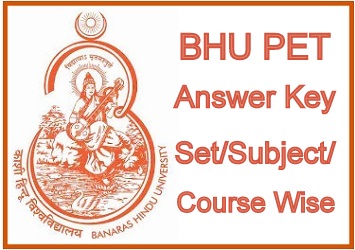 BHU PET Answer Key 2024