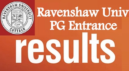 Ravenshaw University PG Entrance Result 2024