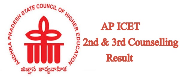 AP ICET 2nd & 3rd Counselling Result 