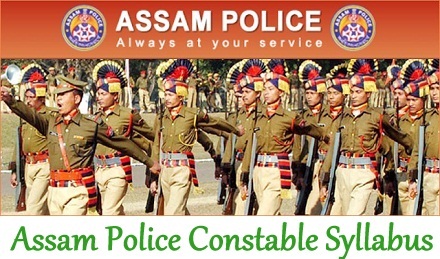 Assam Constable Syllabus 2024