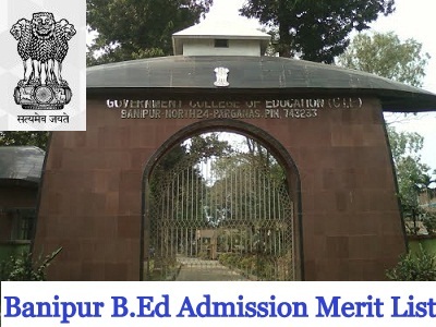 Banipur B.Ed Admission Merit List