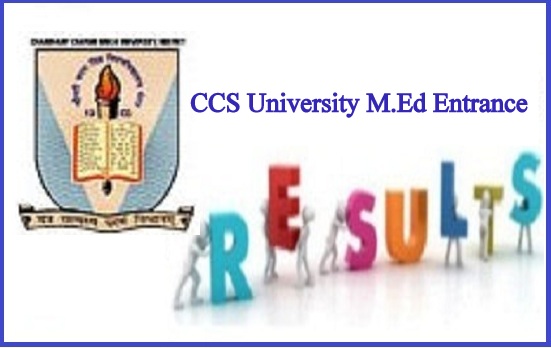 CCS University M.Ed Entrance Result 2024