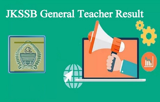 JKSSB General Teacher Result