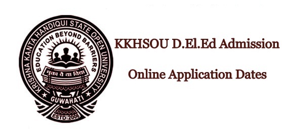 KKHSOU D.El.Ed Admissions 2024