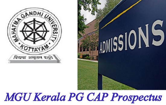 MGU Kerala PG CAP Prospectus 2023