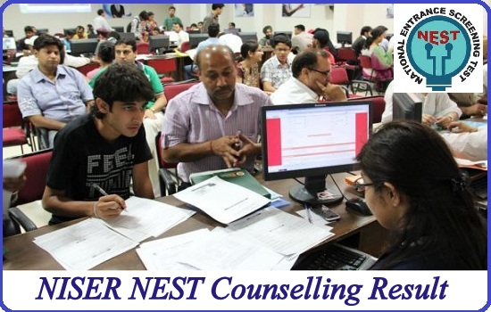 NISER NEST Counselling Result 2024