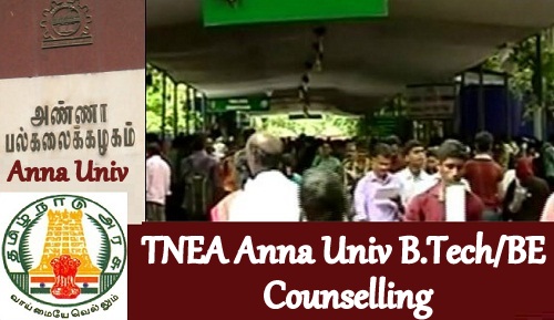 TNEA Anna Univ B.Tech Counselling