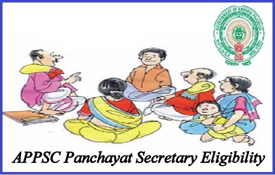 APPSC Panchayat Secretary Eligibility