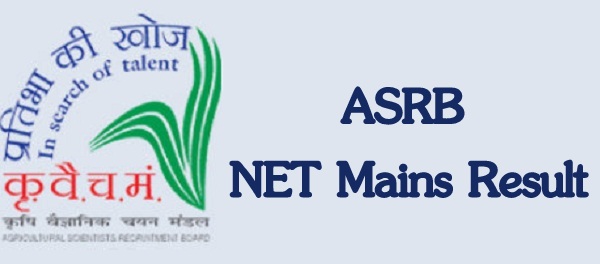 ASRB ARS NET Mains Result 2024