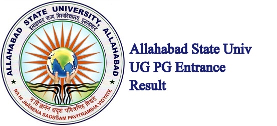 Allahabad State University Entrance Result 2024