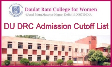 DU Daulat Ram College Cut Off 2022