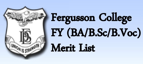Fergusson College Merit List 2024