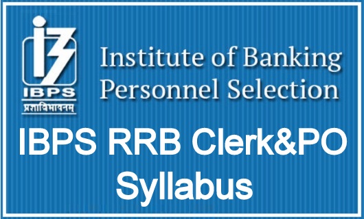 IBPS RRB Clerk PO Syllabus