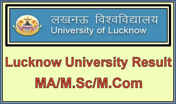 Lucknow University PG Result 2024
