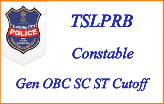 TSLPRB Constable Cut off 2022