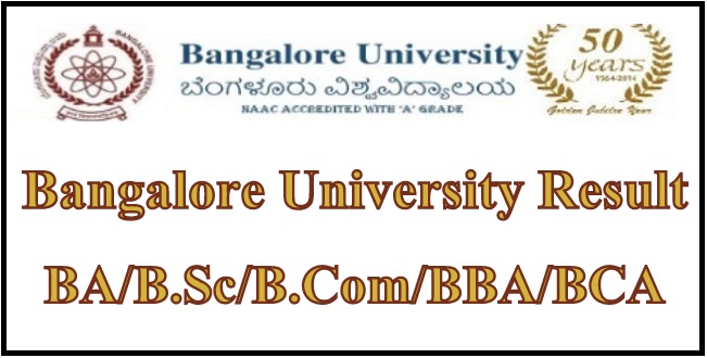Bangalore University Result