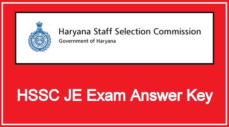 HSSC JE Exam Answer Key
