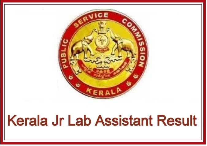 Kerala Jr Lab Assistant Result