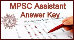 MPSC Assistant Answer Key
