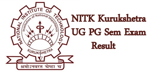 NITK Kurukshetra B.Tech Sem Result