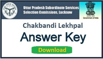 UPSSSC Chakbandi Lekhpal Answer Key