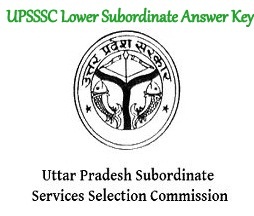 UPSSSC Lower Subordinate Answer Key