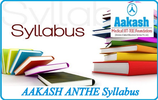 AAKASH ANTHE Syllabus 2022