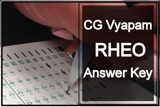 CG Vyapam RHEO Answer Key 2023