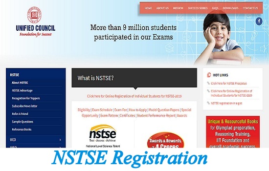 NSTSE Registration 2024