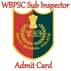WBPSC SI Admit Card 2022