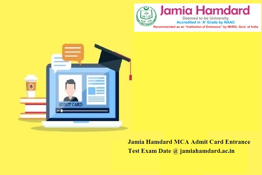 Jamia Hamdard MCA 2024 Admit Card