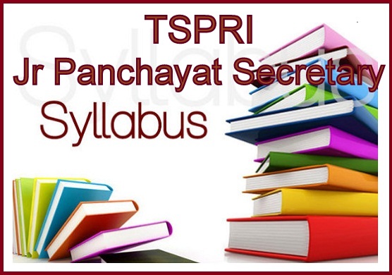 TS Jr Panchayat Secretary Syllabus 2024
