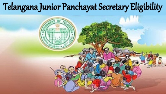 Telangana Junior Panchayat Secretary Eligibility