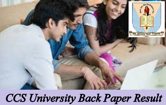 CCS University Back Paper Result 2022
