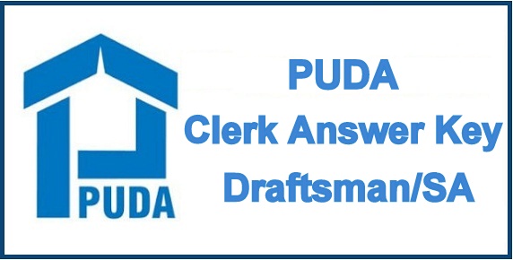 PUDA Clerk Answer Key