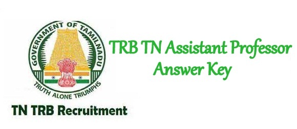 TRB TN Assistant Professor Answer Key 2018