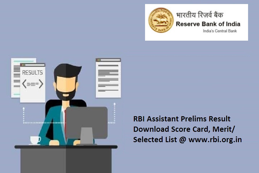 rbi assistant prelims result 2024