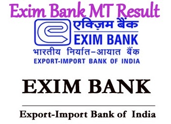 Exim Bank MT Result 2024