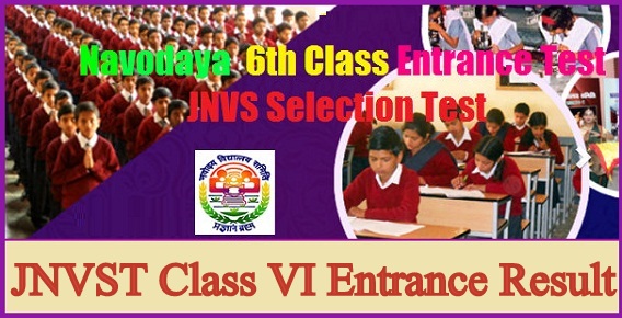 JNVST Class VI Entrance Result