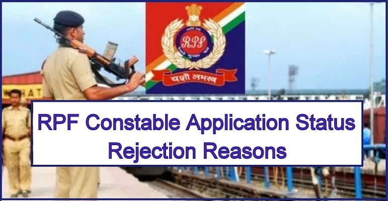 RPF Constable Application Status