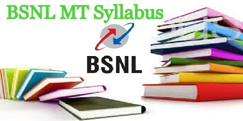 BSNL MT Syllabus 2019