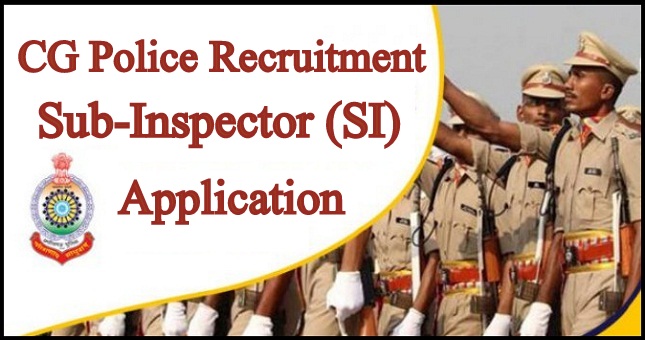 CG Police SI Recruitment 2022
