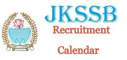 JKSSB Recruitment Calendar 2023