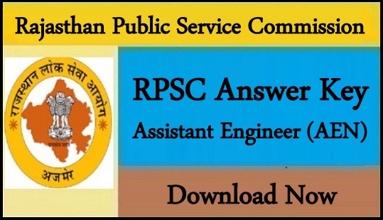 RPSC AEN Prelims Answer Key