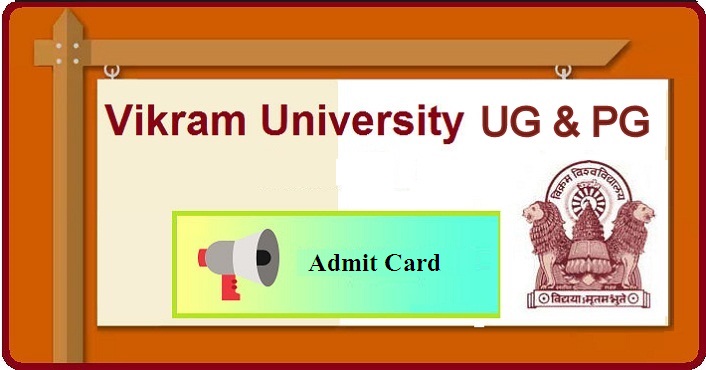 Vikram University Admit Card 2022