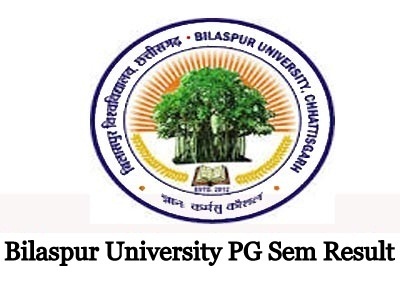 Bilaspur University PG Sem Result