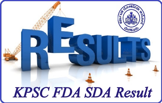 KPSC FDA SDA Result 2024