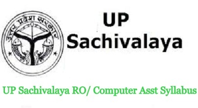 UP Sachivalaya RO Computer Asst Syllabus