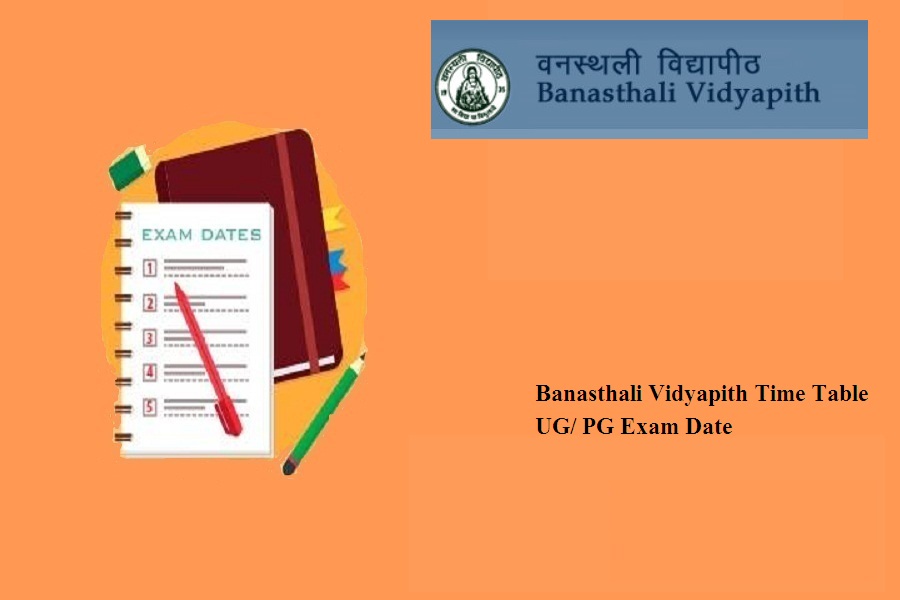 Banasthali Vidyapith Time Table 2023